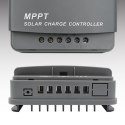 Qoltec Solarny regulator ładowania MPPT z czujnikiem temperatury 20A |12V / 24V | LCD | 2 x USB | Bluetooth | APP | GEL | LiFeP