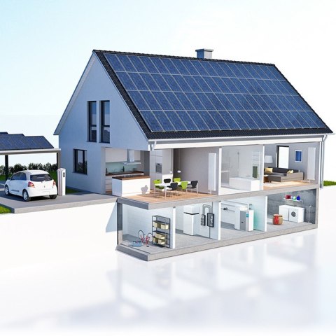 Qoltec Stabilny Magazyn energii LiFePO4 | 5.12kWh | 51.2V | 100Ah | BMS | LCD