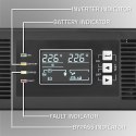 Qoltec Zasilacz awaryjny UPS do RACK | 2KVA | 2000W | Power Factor 1.0 | LCD | EPO | USB | On-line
