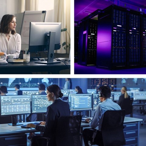 Qoltec Zasilacz awaryjny UPS do RACK | 3kVA | 3000W | Power Factor 1.0 | LCD | EPO | USB | On-line