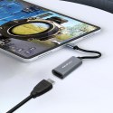 Qoltec Adapter Aluminiowa Przejściówka USB-C 3.1 MHL na HDMI 4K | 60Hz | 32AWG do Laptop Smartfon