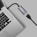Qoltec Adapter Aluminiowa Przejściówka USB-C 3.1 MHL na HDMI 4K | 60Hz | 32AWG do Laptop Smartfon
