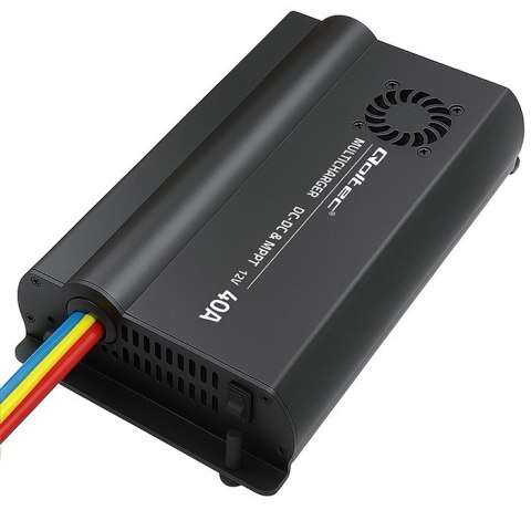 Qoltec Automatyczna Ładowarka DC-DC 12V z regulatorem MPPT | 40A | LiFePO4 AGM GEL STD