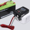 Qoltec Automatyczna ładowarka do akumulatora AGM GEL STD 6V/12V| 2A | Prostownik z funkcją naprawy i wyświetlaczem LED