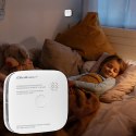Qoltec Certyfikowany bezprzewodowy Czujnik dymu z baterią | Tuya | Wi-fi | żywotność sensora 10 lat | alarm 85dB | LED