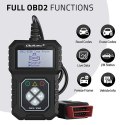 Qoltec Cyfrowy Tester diagnostyczny Interfejs ProLine | OBDII EOBD | Polskie MENU | 8V-25V | Dual system