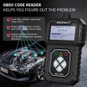 Qoltec Cyfrowy Tester diagnostyczny Interfejs ProLine | OBDII EOBD | Polskie MENU | 8V-25V | Dual system