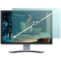 Qoltec Filtr światła niebieskiego 27" | 16:9 | Ochrona wzroku | Anti Glare | Matowy | na monitor
