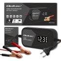 Qoltec Inteligentna mikroprocesorowa ładowarka 12V | 2A | Prostownik do akumulatora AGM GEL | LCD
