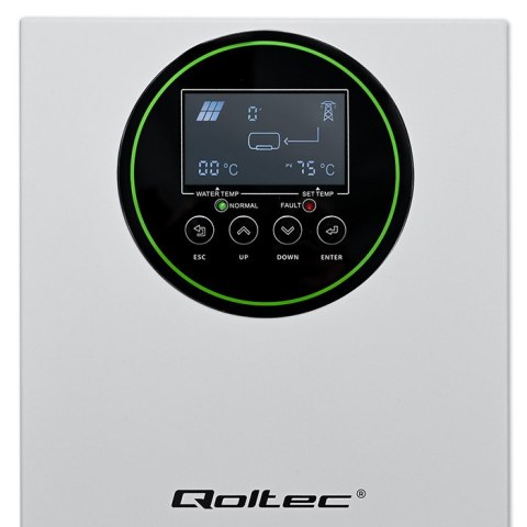 Qoltec Inwerter Przetwornica solarna do grzania wody ECO Solar Boost | MPPT | BYPASS | LCD | 3kW/4kW | Wi-fi