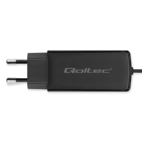 Qoltec Ładowarka sieciowa 65W GaN Super Fast | 5-20V | 3-3.25A | USB 3.1| Laptop | Smartfon | Tablet