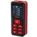 Qoltec Precyzyjny cyfrowy dalmierz laserowy z elektroniczną poziomicą | podświetlany LCD | 120m