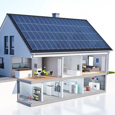 Qoltec Przekaźnik 63A na szynę DIN z licznikiem energii elektrycznej | TUYA | Wi-Fi | SMART LIFE