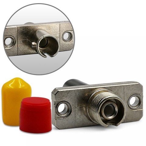 Qoltec Adapter hybrydowy FC/UPC - ST/UPC | Simplex | Singlemode