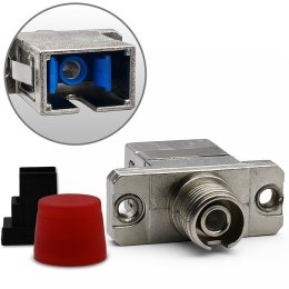 Qoltec Adapter hybrydowy SC/UPC - FC/UPC | Simplex | Multimode