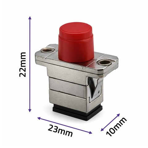 Qoltec Adapter hybrydowy SC/UPC - FC/UPC | Simplex | Singlemode