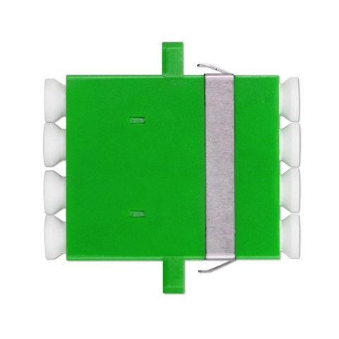 Qoltec Adapter światłowodowy LC/APC | Quad | Singlemode