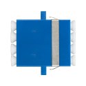 Qoltec Adapter światłowodowy LC/UPC | Quad | Singlemode