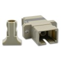 Qoltec Adapter światłowodowy SC/UPC | Simplex | Multimode