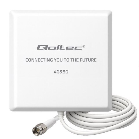 Qoltec Antena 4G 5G | 9dBi | kierunkowa | zewnętrzna | SMA | wodoodporna | 3m