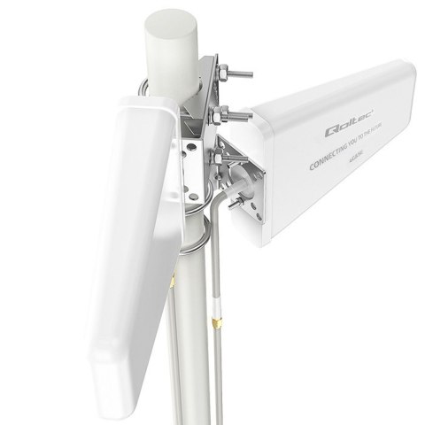 Qoltec Antena 4G 5G LTE | 9dBi | kierunkowa | zewnętrzna | N female | wodoodporna | 3m