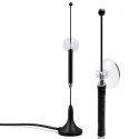 Qoltec Antena 4G LTE z podstawą magnetyczną| 5dBi | dookólna | wewnętrzna | 600-2700 MHz | SMA | 3m