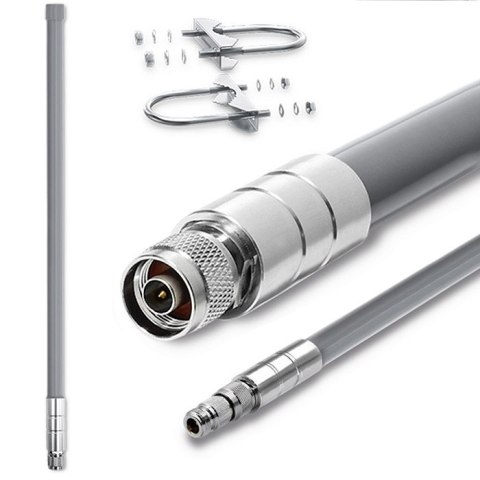 Qoltec Antena LoRa | 12dBi | dookólna | zewnętrzna | włókno szklane | 868 MHz | 1.5m