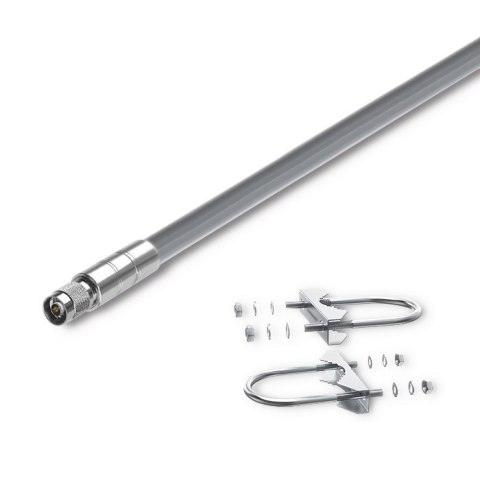 Qoltec Antena LoRa | 12dBi | dookólna | zewnętrzna | włókno szklane | 868 MHz | 1.5m