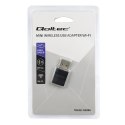 Qoltec Bezprzewodowy Ultra szybki mini adapter WiFi 6 | Standard AX | Bluetooth 5.4 | USB | 900Mbps