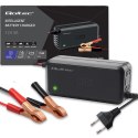 Qoltec Inteligentna mikroprocesorowa ładowarka 12V | 5A | Prostownik do akumulatora AGM GEL SLA | 6 - stopniowe ładowanie
