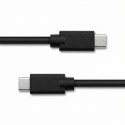 Qoltec Kabel USB 2.0 typ C męski | USB 2.0 typ C męski | 2m | Czarny