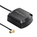 Qoltec Mobilna Antena GPS GLONASS z podstawą magnetyczną | dookólna | 28dBi | 50W | SMA RA