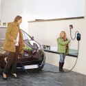 Qoltec Mobilna ładowarka do samochodu elektrycznego EV z regulacją 2w1 Typ2 | 22kW | 400V | Wi-fi | TUYA | SMART LIFE | LCD | Pr
