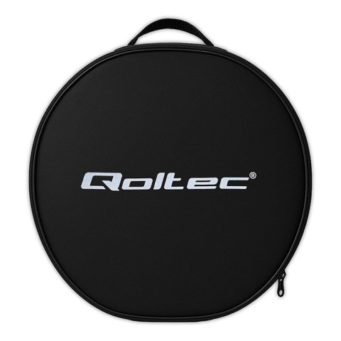 Qoltec Mobilna ładowarka do samochodu elektrycznego EV z regulacją 2w1 Typ2 | 3.5kW | 230V | LCD | LED | 5m