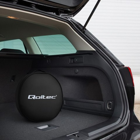 Qoltec Mobilna ładowarka do samochodu elektrycznego EV z regulacją 2w1 Typ2 | 3.5kW | 230V | LCD | Przenośna | 4m