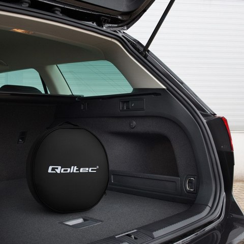 Qoltec Mobilna ładowarka do samochodu elektrycznego EV z regulacją 2w1 Typ2 | 3.5kW | 230V | Wi-fi | TUYA | SMART LIFE | LCD | P