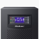 Qoltec Zasilacz awaryjny UPS 3- fazowy | 10kVA | LCD | EPO | USB | SNMP | On-line | High frequency