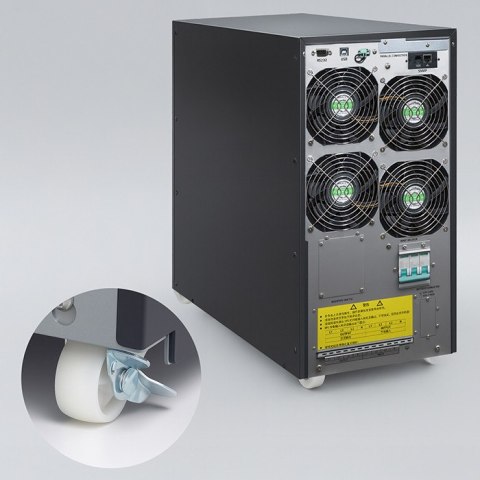 Qoltec Zasilacz awaryjny UPS 3 - fazowy | 15kVA | 12KW | LCD | EPO | SNMP | USB | On-line | High frequency