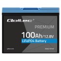 Qoltec Akumulator LiFePO4 Litowo-Żelazowo-Fosforanowy | 12.8V | 100Ah | 1280Wh | BMS