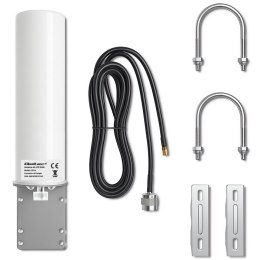 Qoltec Antena 4G LTE dookólna DUAL | 30dBi | Wewnętrzno-zewnętrzna