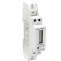 Qoltec Jednofazowy elektroniczny licznik | miernik zużycia energii na szynę DIN | 230V | 30A | LCD | 1P