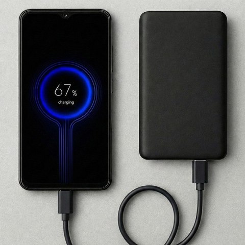 Qoltec Kabel USB 2.0 typ C męski | USB 2.0 typ C męski | 0.5m | Czarny