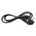 Qoltec Kabel zasilający IEC C5/SCHUKO | koniczynka | 3x0.75mm² | 1.4m