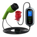 Qoltec Mobilna ładowarka do samochodu elektrycznego EV z regulacją 2w1 Typ2 | 11kW | 400V | Wi-fi | TUYA | SMART LIFE | LCD | Pr