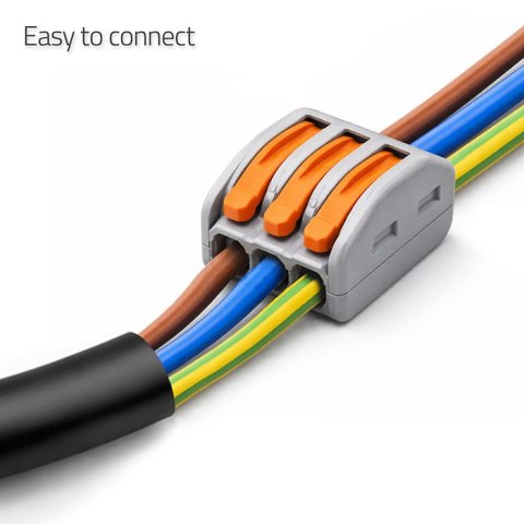 Qoltec Przewód zasilający IEC C13 | odizolowany lutowany | Czysta miedź Cu | 3x0.75mm² | 0.5m