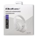 Qoltec Słuchawki bezprzewodowe Soundmasters z mikrofonem | BT 5.0 AB| Białe