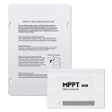 Qoltec Solarny regulator ładowania MPPT z czujnikiem temperatury 10A |12V / 24V | LCD | 2 x USB | Bluetooth | APP | GEL | LiFePO