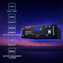 Qoltec Stabilny Magazyn energii LiFePO4 do RACK | 5.12kWh | 51.2V | 100Ah | BMS | LCD