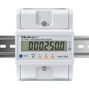 Qoltec Trójfazowy elektroniczny licznik z resetem | miernik zużycia energii na szynę DIN | 400V | 100A | LCD | LED | 4P
