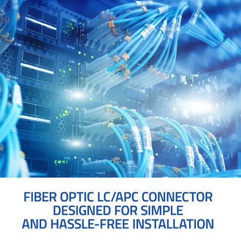 Qoltec Złącza światłowodowe LC/APC | Singlemode | 0.9mm